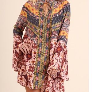 Boho Dress Berry Mix